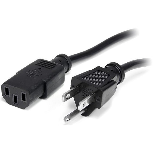 StarTech.com 12 ft Standard Computer Power Cord - NEMA5-15P to C13 - GreatEagleInc
