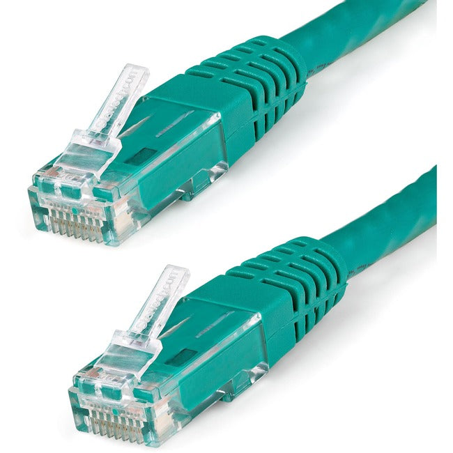 StarTech.com 35 ft Cat 6 Green Molded RJ45 UTP Gigabit Cat6 Patch Cable - 35ft Patch Cord