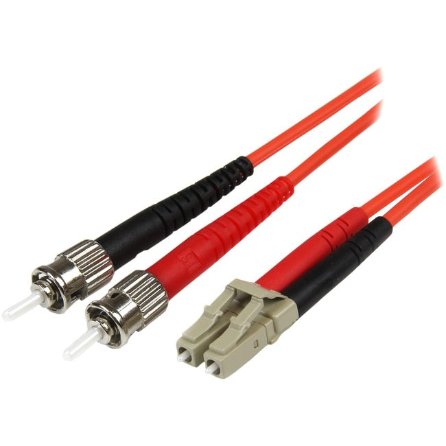 StarTech.com 5m Fiber Optic Cable - Multimode Duplex 50/125 - LSZH - LC/ST - OM2 - LC to ST Fiber Patch Cable Default Title