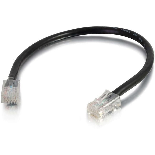 C2G-15ft Cat6 Non-Booted Unshielded (UTP) Network Patch Cable - Black Default Title