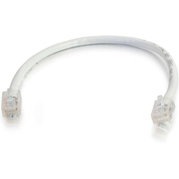 C2G-15ft Cat6 Non-Booted Unshielded (UTP) Network Patch Cable - White Default Title