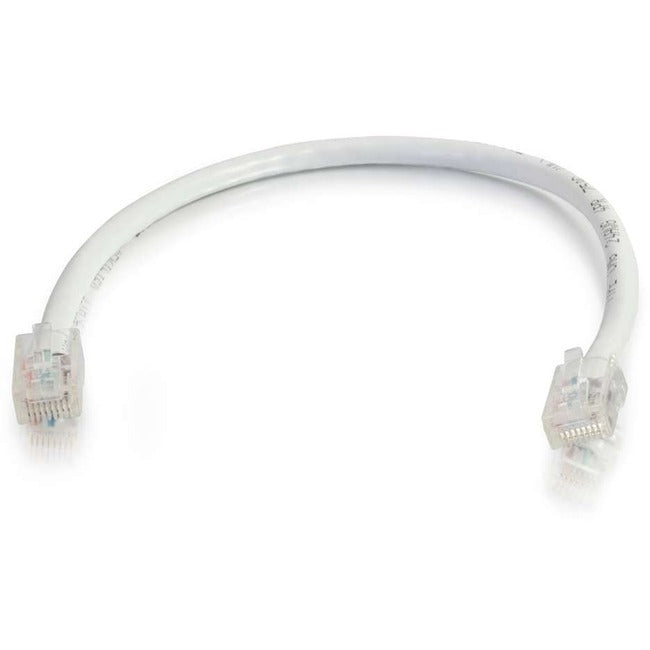 C2G-25ft Cat6 Non-Booted Unshielded (UTP) Network Patch Cable - White - Computers & Electronics