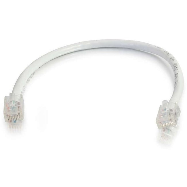 C2G-25ft Cat6 Non-Booted Unshielded (UTP) Network Patch Cable - White