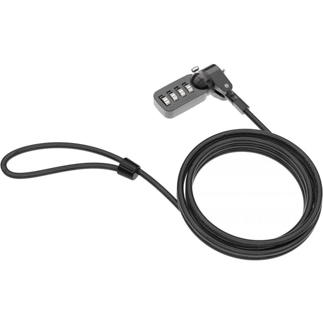 Universal Laptop Security Cable T-bar - With 4 dial Combination Lock Default Title