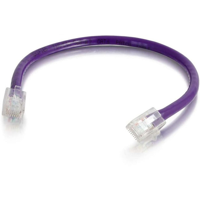 C2G-8ft Cat6 Non-Booted Unshielded (UTP) Network Patch Cable - Purple Default Title