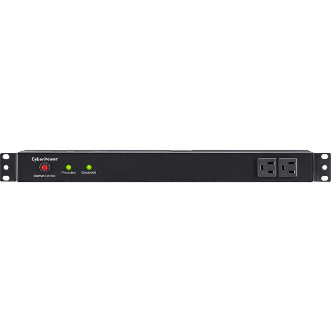 CyberPower Rackbar Surge Suppressor RM 1U RKBS15S2F10R 15A 12-Outlet - Computers & Electronics