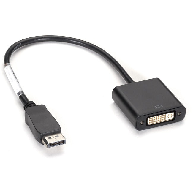 Black Box DisplayPort Adapter, 32 AWG, DisplayPort Male to DVI-I Female