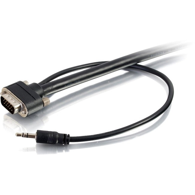 C2G 15ft Select VGA + 3.5mm Stereo Audio A/V Cable M/M - In-Wall CMG-Rated Default Title