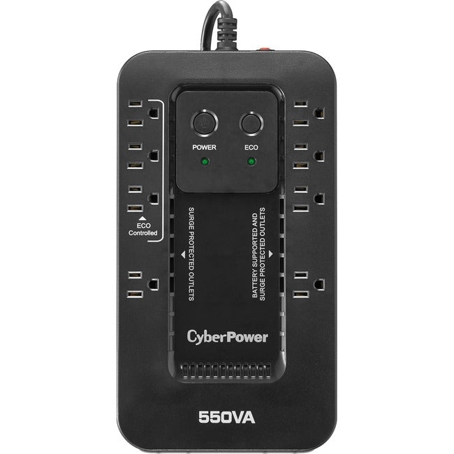 CyberPower EC550G Ecologic 550VA/330W Energy Efficient Desktop ECO UPS - GreatEagleInc