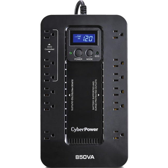 CyberPower EC850LCD Ecologic 850VA/510W Energy Efficient LCD Desktop ECO UPS - Computers & Electronics