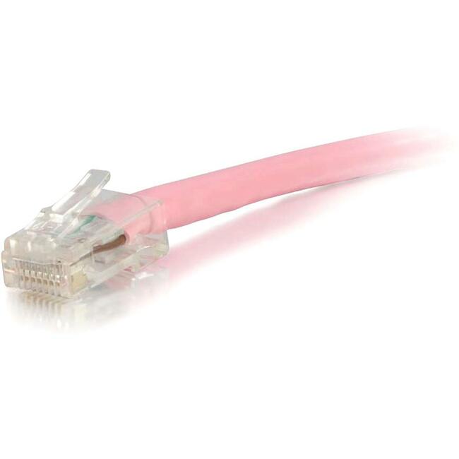 C2G-30ft Cat6 Non-Booted Unshielded (UTP) Network Patch Cable - Pink Default Title
