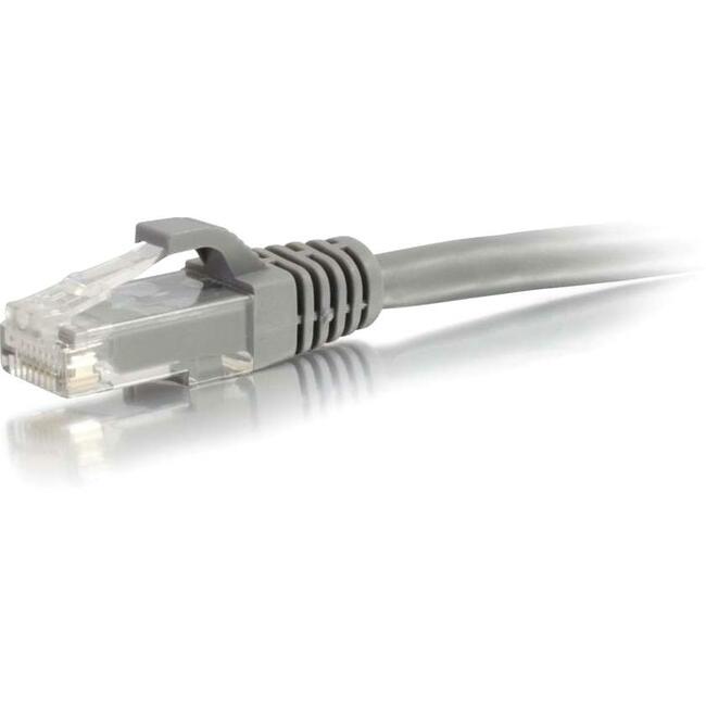 C2G 1ft Cat6a Snagless Unshielded (UTP) Network Patch Ethernet Cable-Gray Default Title