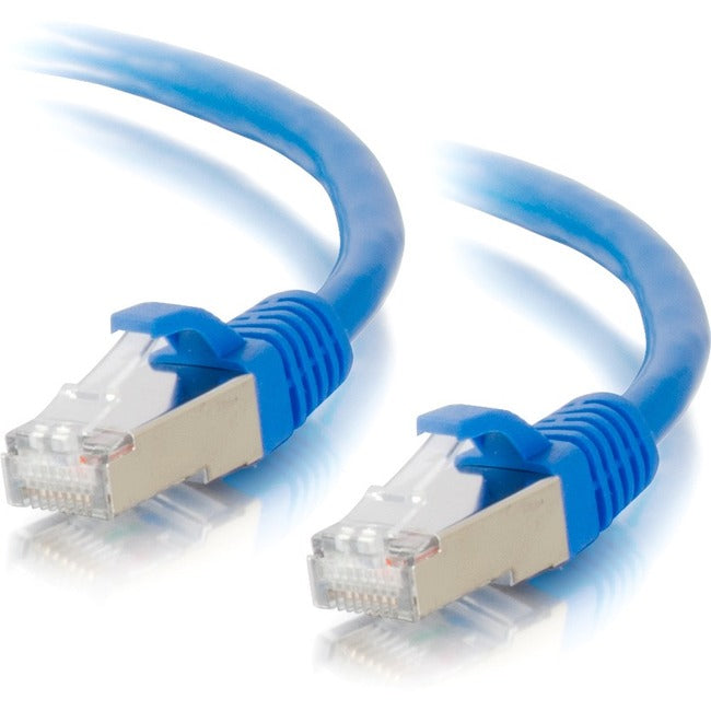 C2G-4ft Cat6a Snagless Shielded (STP) Network Patch Cable - Blue Default Title