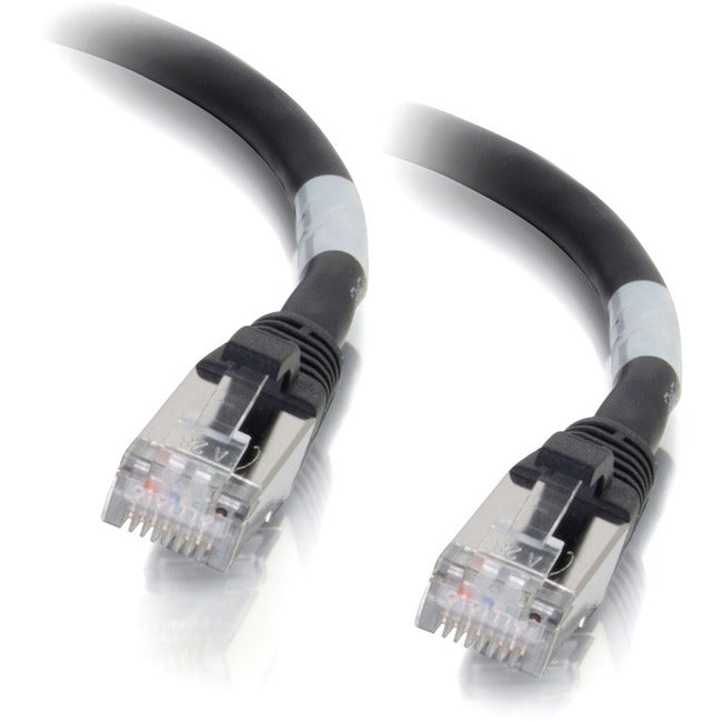 C2G-5ft Cat6a Snagless Shielded (STP) Network Patch Cable - Black - GreatEagleInc