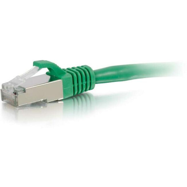 C2G 2ftCat6 Snagless Shielded (STP) Network Patch Cable - Green Default Title