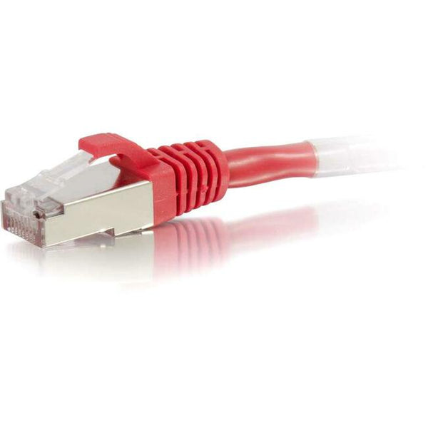 C2G-10ft Cat6 Snagless Shielded (STP) Network Patch Cable - Red Default Title