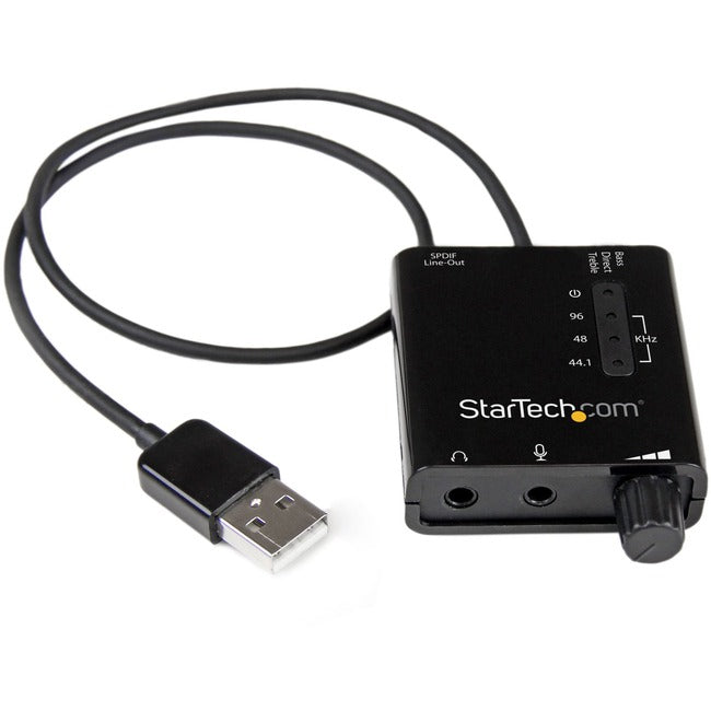 StarTech.com USB Stereo Audio Adapter External Sound Card with SPDIF Digital Audio Default Title