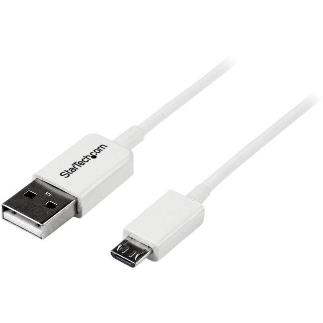 StarTech.com 1m White Micro USB Cable - A to Micro B - Computers & Electronics