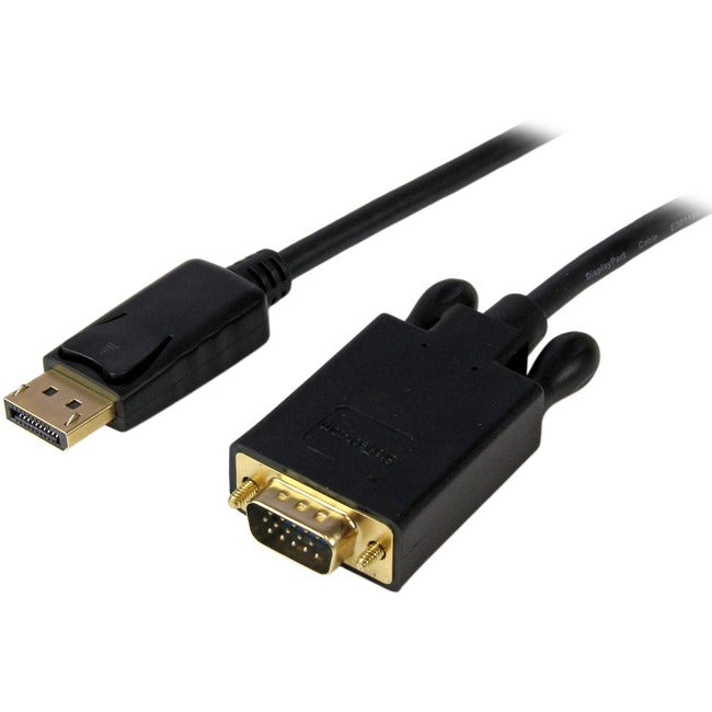 StarTech.com 10 ft DisplayPort™ to VGA Adapter Converter Cable - DP to VGA 1920x1200 - Black - Computers & Electronics