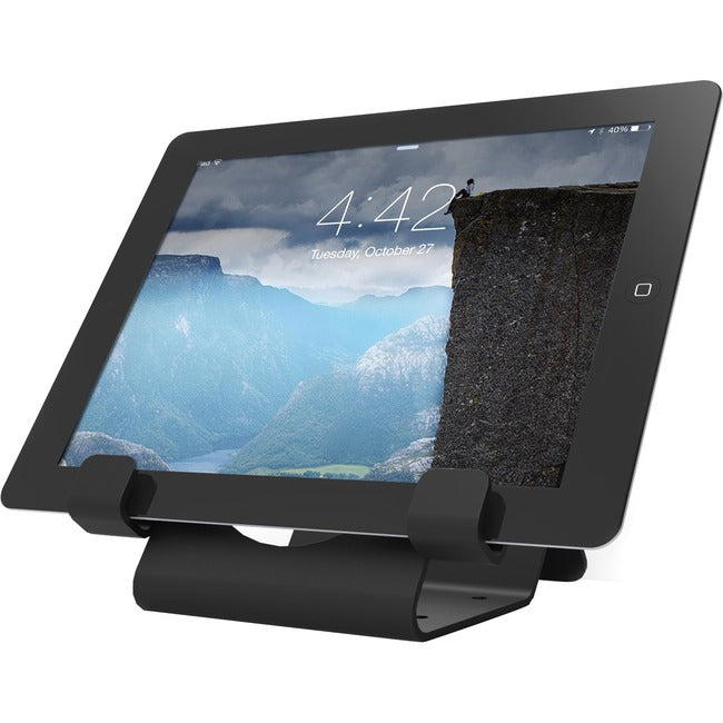Universal Security Tablet Holder Black - With Security Cable Lock and Plate Default Title