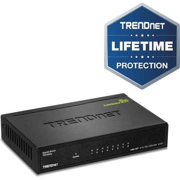 TRENDnet 8-Port Gigabit GREENnet Switch
