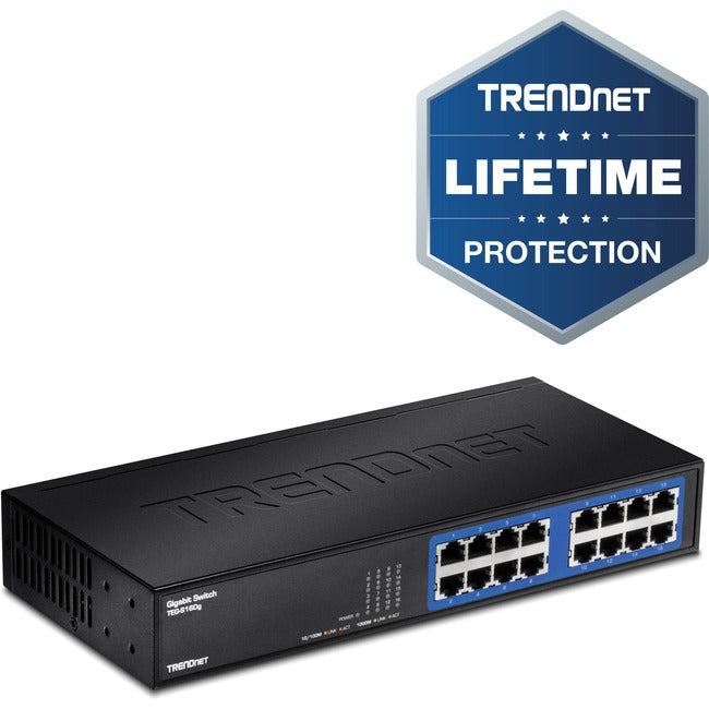 TRENDnet TEG-S16DG Gigabit GREENnet Switch - GreatEagleInc
