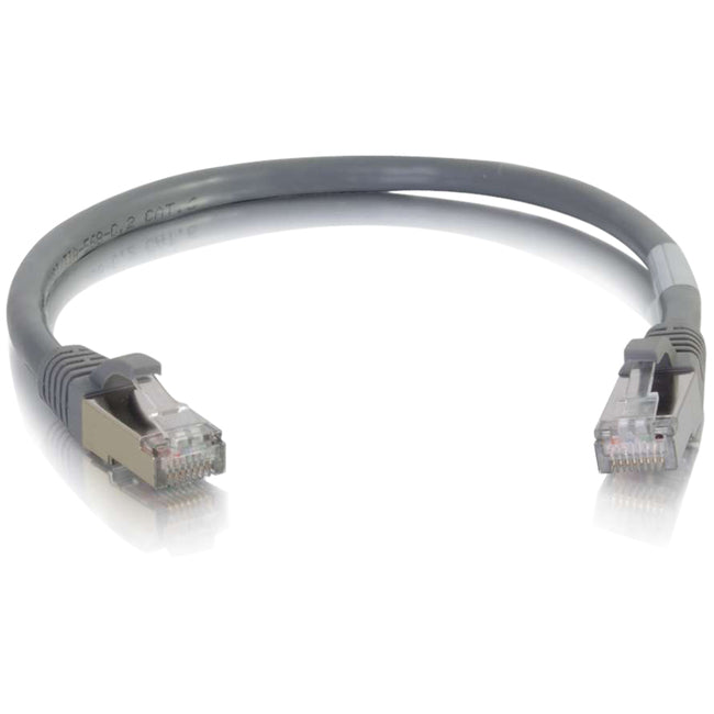 C2G 6in Cat6a Snagless Shielded (STP) Network Patch Cable - Gray - Computers & Electronics