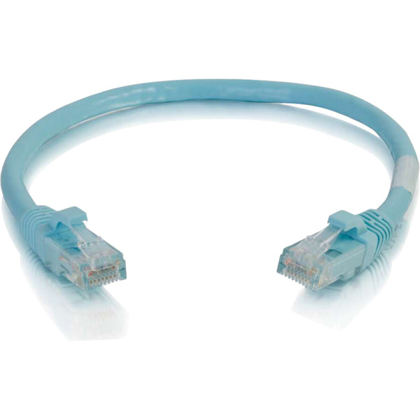 C2G 6in Cat6a Snagless Unshielded (UTP) Network Patch Ethernet Cable-Aqua Default Title