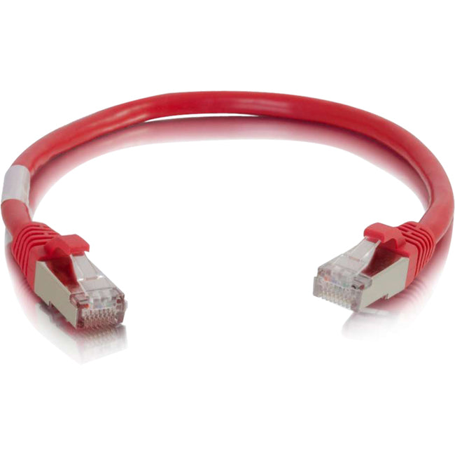 C2G 6in Cat6 Snagless Shielded (STP) Network Patch Cable - Red Default Title