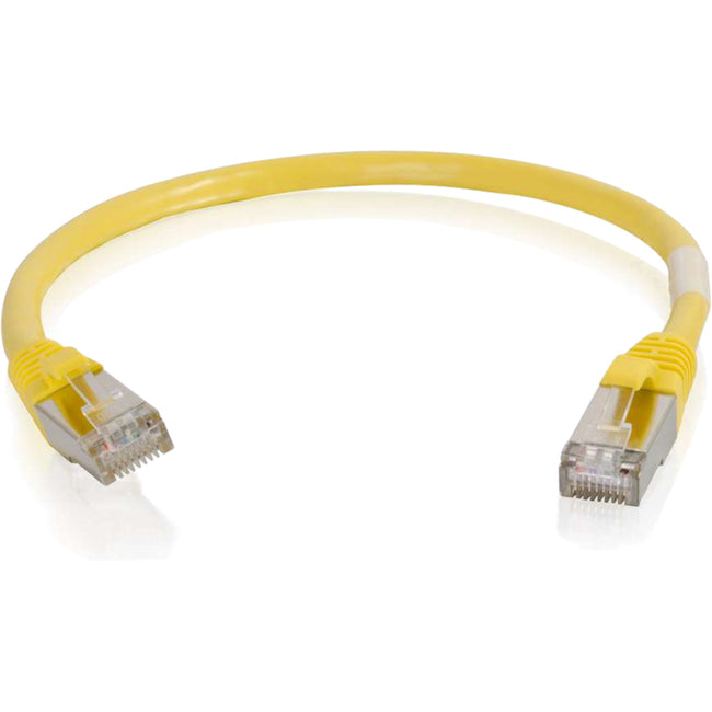 C2G 6in Cat6 Snagless Shielded (STP) Network Patch Cable - Yellow Default Title
