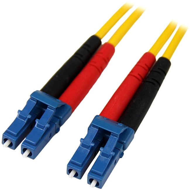 StarTech.com 1m Fiber Optic Cable - Single-Mode Duplex 9/125 - LSZH - LC/LC - OS1 - LC to LC Fiber Patch Cable - Computers…