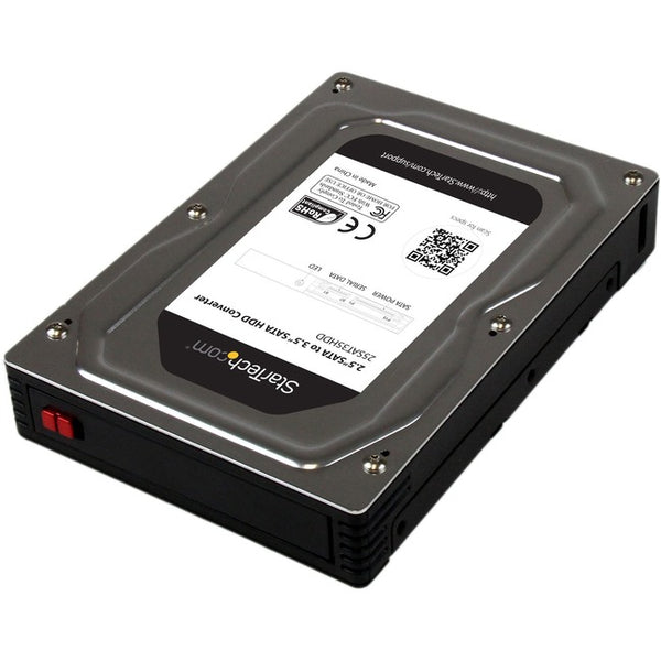 StarTech.com 2.5" to 3.5" SATA Aluminum Hard Drive Adapter Enclosure with SSD / HDD Height up to 12.5mm - GreatEagleInc