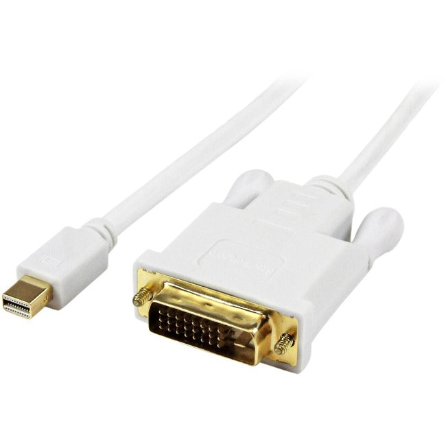 StarTech.com 3 ft Mini DisplayPort to DVI Active Adapter Converter Cable - mDP to DVI 1920x1200 - White - GreatEagleInc