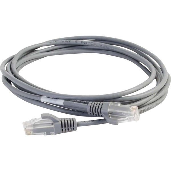 C2G 6in Cat6 Snagless Unshielded (UTP) Slim Network Patch Cable - Gray Default Title