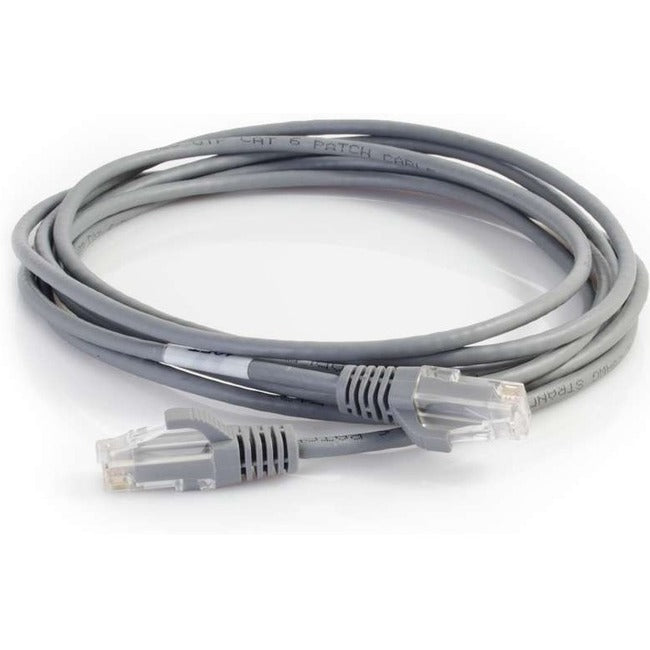 C2G 8ft Cat6 Snagless Unshielded (UTP) Slim Network Patch Cable - Gray Default Title