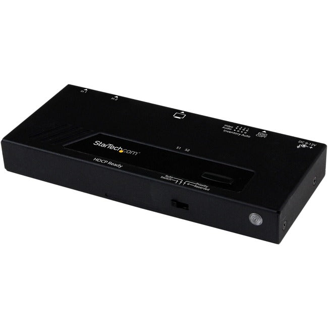 StarTech.com 2 Port HDMI Switch w/ Automatic and Priority Switching - 1080p - GreatEagleInc