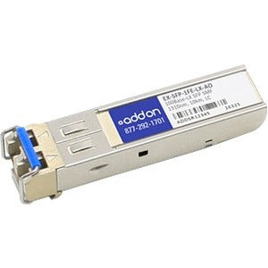 AddOn Juniper Networks EX-SFP-1FE-LX Compatible TAA Compliant 100Base-LX SFP Transceiver (SMF, 1310nm, 10km, LC)