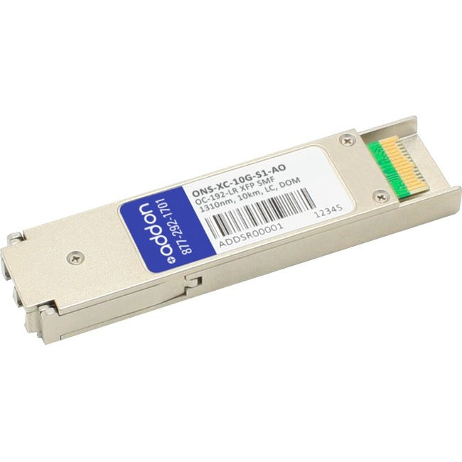 AddOn Cisco ONS-XC-10G-S1 Compatible TAA Compliant OC-192-LR XFP Transceiver (SMF, 1310nm, 10km, LC, DOM)