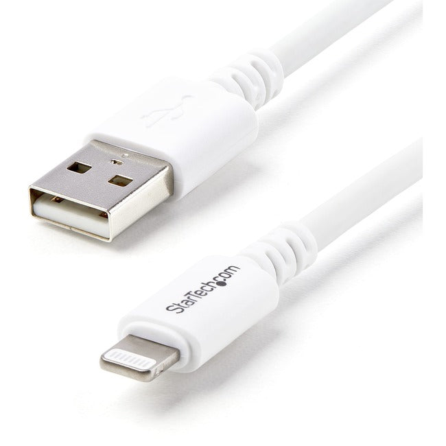 StarTech.com 3m (10ft) Long White Apple® 8-pin Lightning Connector to USB Cable for iPhone / iPod / iPad - Computers &…