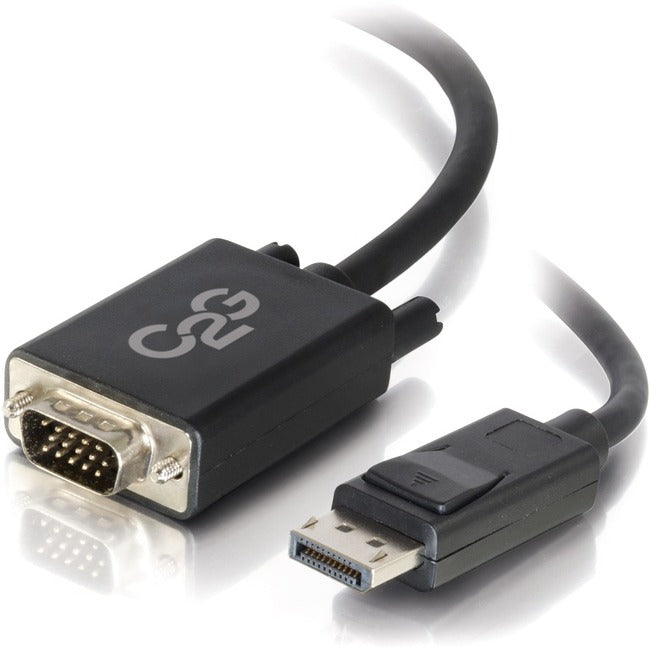 C2G 3ft DisplayPort to VGA Adapter Cable - Active Male to Male - Black Default Title