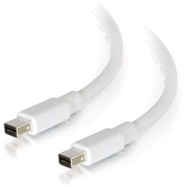 C2G 10ft Mini DisplayPort Cable M/M - White Default Title