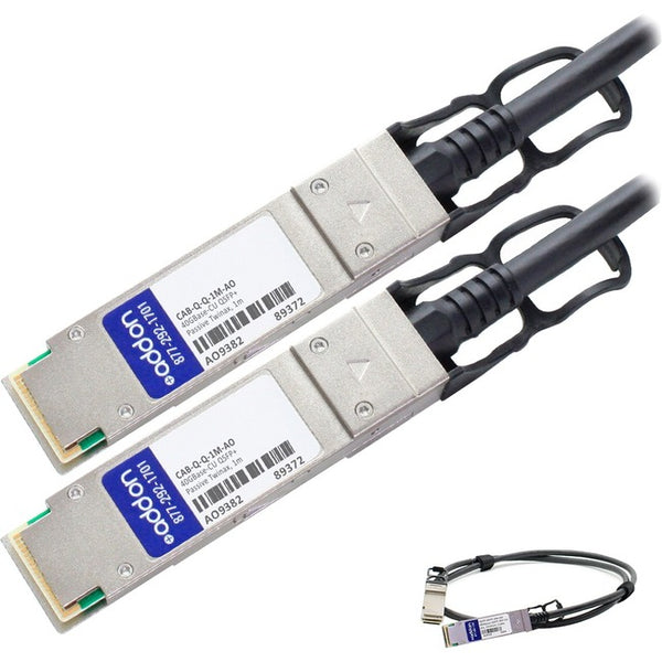 AddOn Arista Networks CAB-Q-Q-1M Compatible TAA Compliant 40GBase-CU QSFP+ to QSFP+ Direct Attach Cable (Passive Twinax, 1m) Default Title