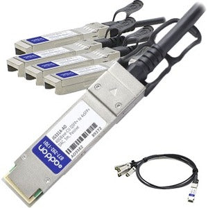 AddOn HP JG331A Compatible TAA Compliant 40GBase-CU QSFP+ to 4xSFP+ Direct Attach Cable (Passive Twinax, 5m) - Computers &…