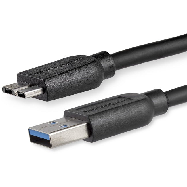 StarTech.com 2m (6ft) Slim SuperSpeed USB 3.0 A to Micro B Cable - M/M - Computers & Electronics
