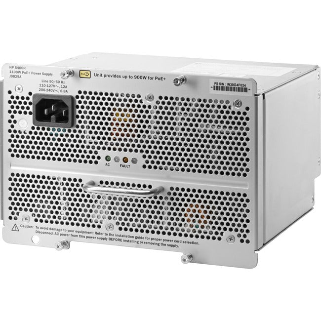 HPE 5400R 1100W PoE+ zl2 Power Supply - GreatEagleInc