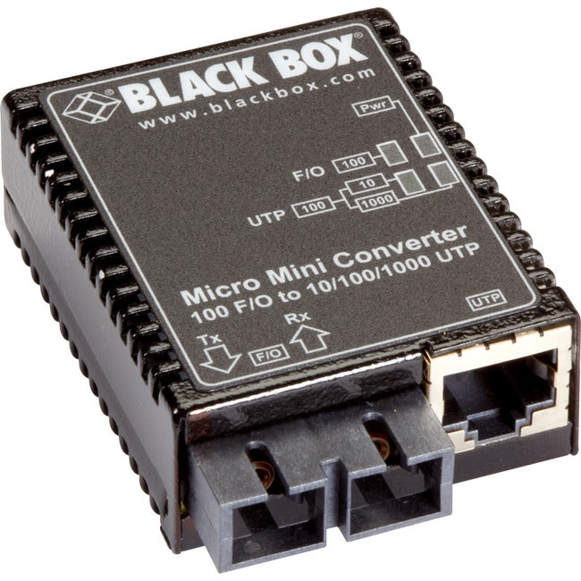 Black Box Micro Mini LMC402A Transceiver/Media Converter - GreatEagleInc
