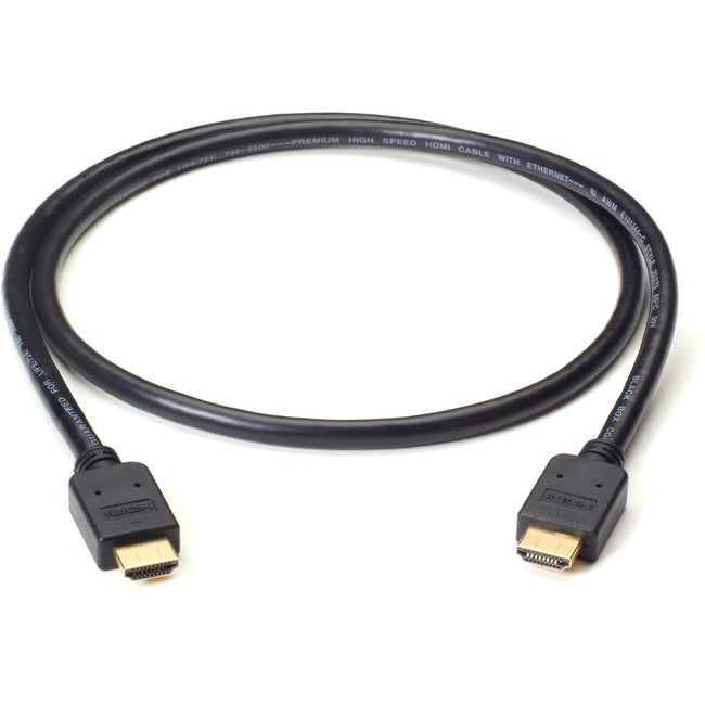 Black Box Premium High-Speed HDMI Cable with Ethernet, Male/Male, 1-m (3.2-ft.) Default Title