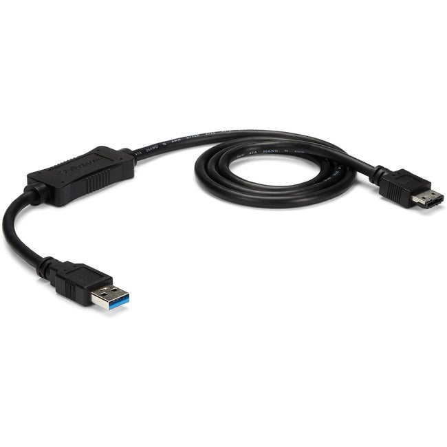 StarTech.com USB 3.0 to eSATA HDD / SSD / ODD Adapter Cable - 3ft eSATA Hard Drive to USB 3.0 Adapter Cable - SATA 6 Gbps -…