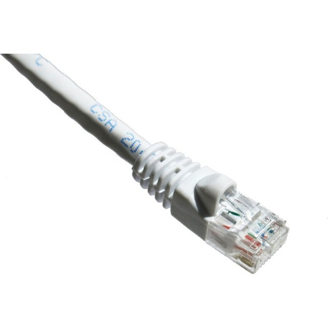 Axiom 7FT CAT5E 350mhz Patch Cable Molded Boot (White) - GreatEagleInc