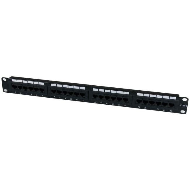 StarTech.com 24 Port 1U Rackmount Cat 6 110 Patch Panel - GreatEagleInc